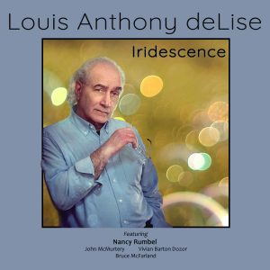 Digital Cover of the Album "Iridescence" with a photo of Louis Anthony deLise